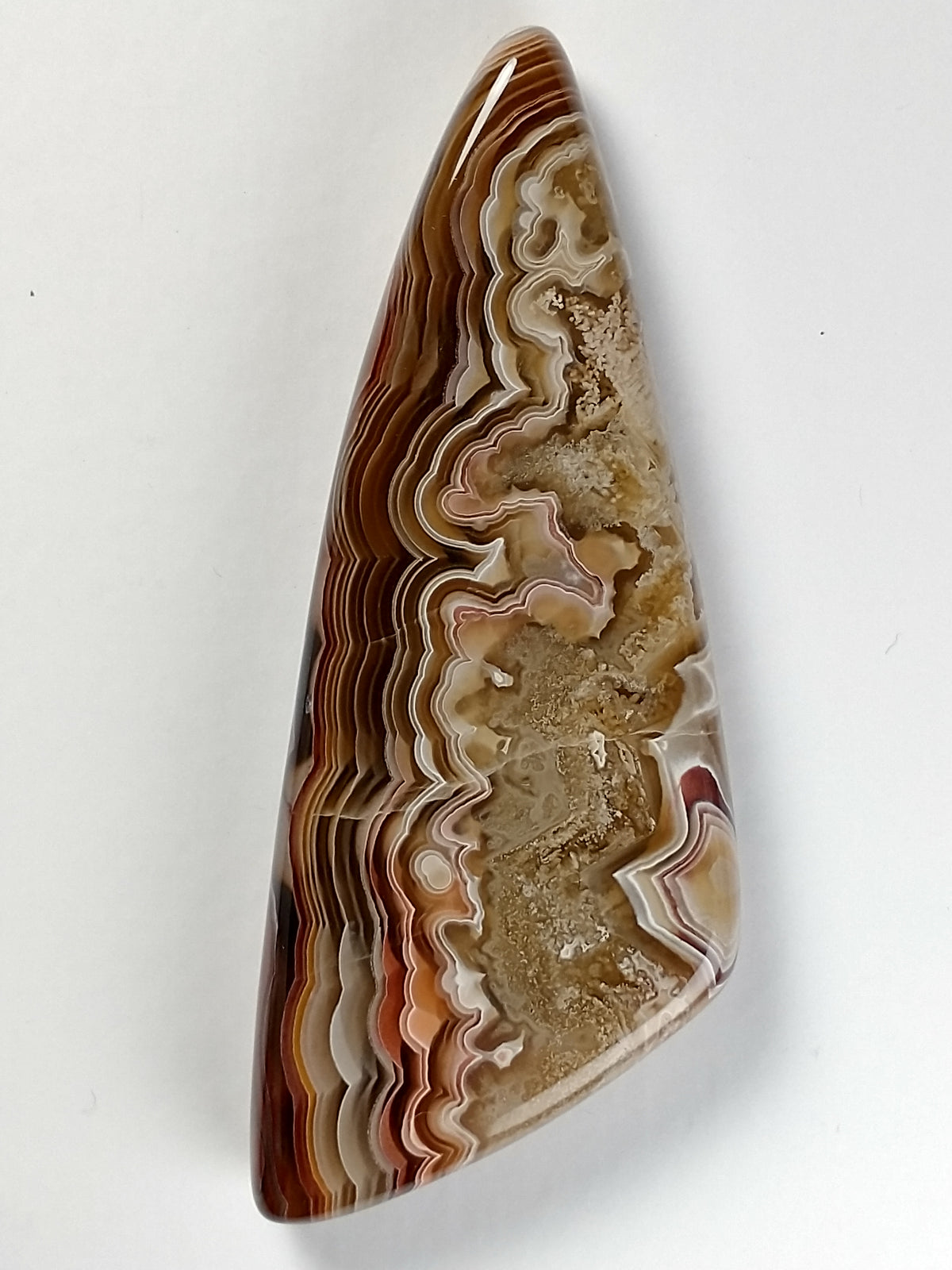 Laguna Lace Agate Cabochon Medium