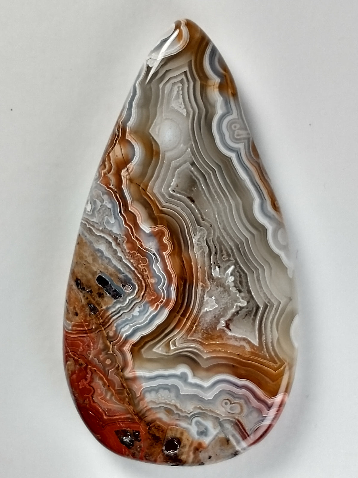 Laguna Lace Agate Cabochon Medium