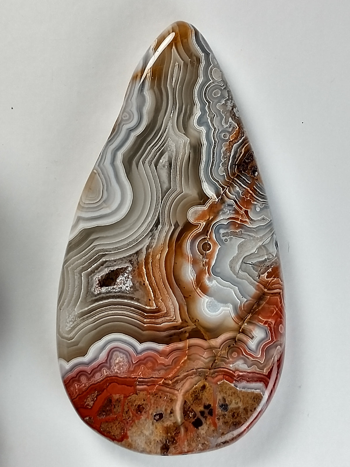 Laguna Lace Agate Cabochon Medium