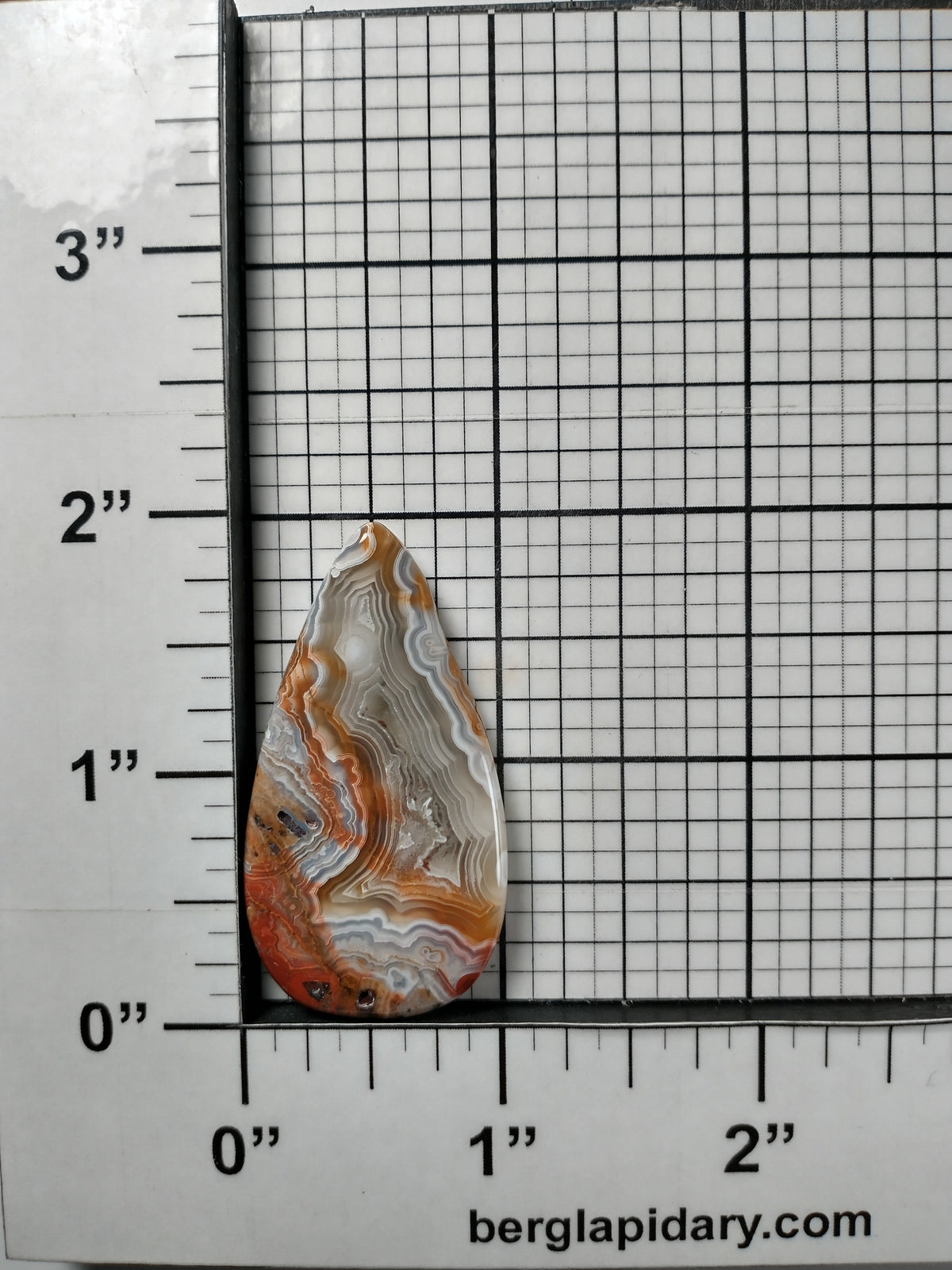 Laguna Lace Agate Cabochon Medium