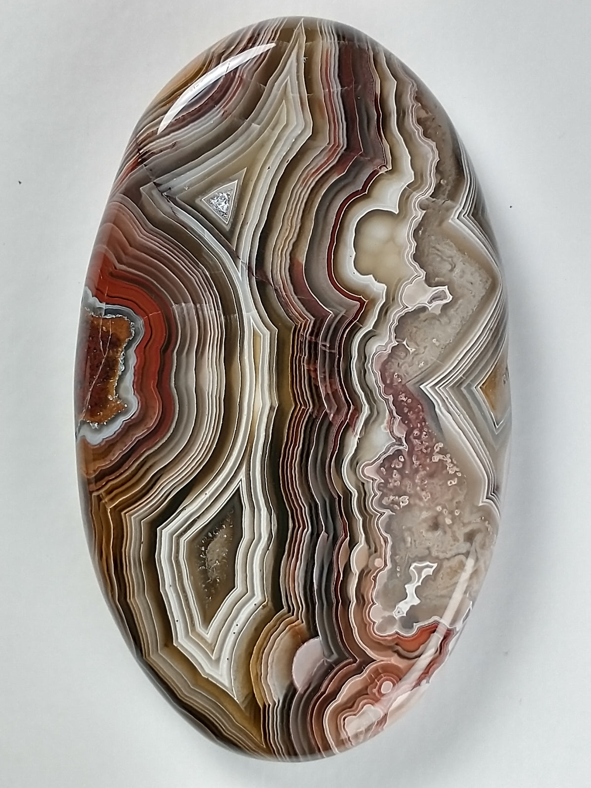 Laguna Lace Agate Cabochon Medium