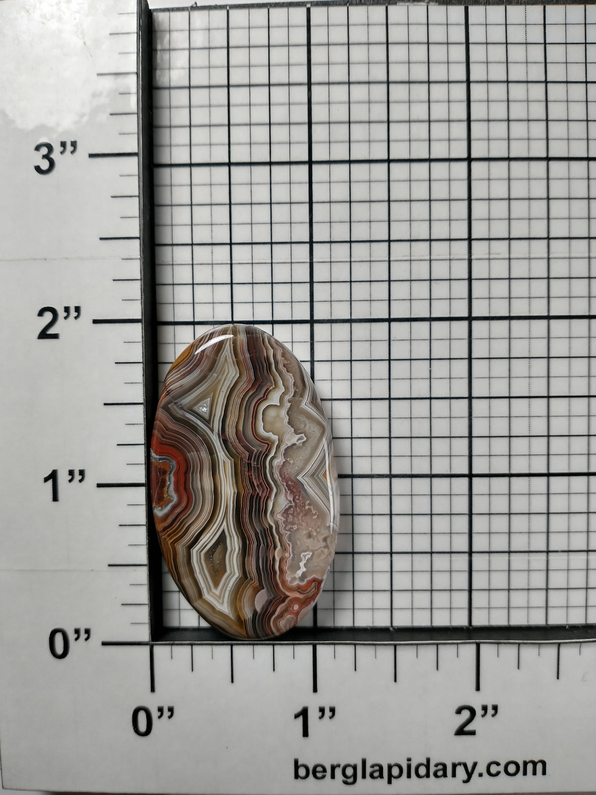 Laguna Lace Agate Cabochon Medium