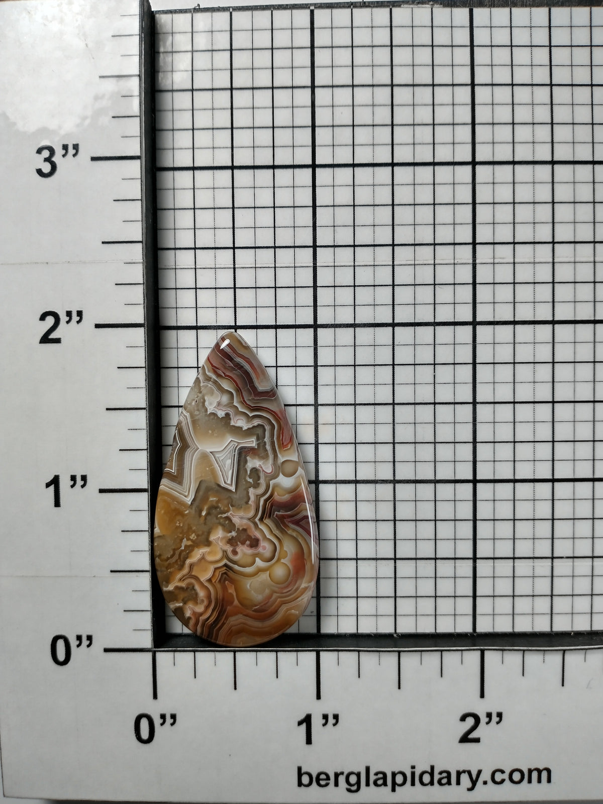 Laguna Lace Agate Cabochon Medium