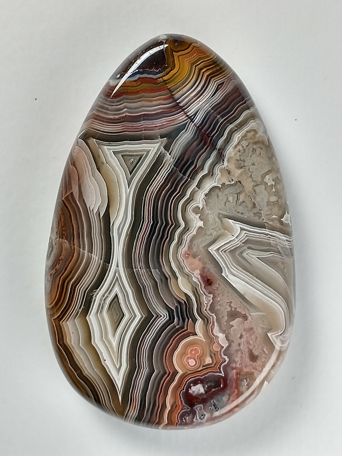 Laguna Lace Agate Cabochon Medium