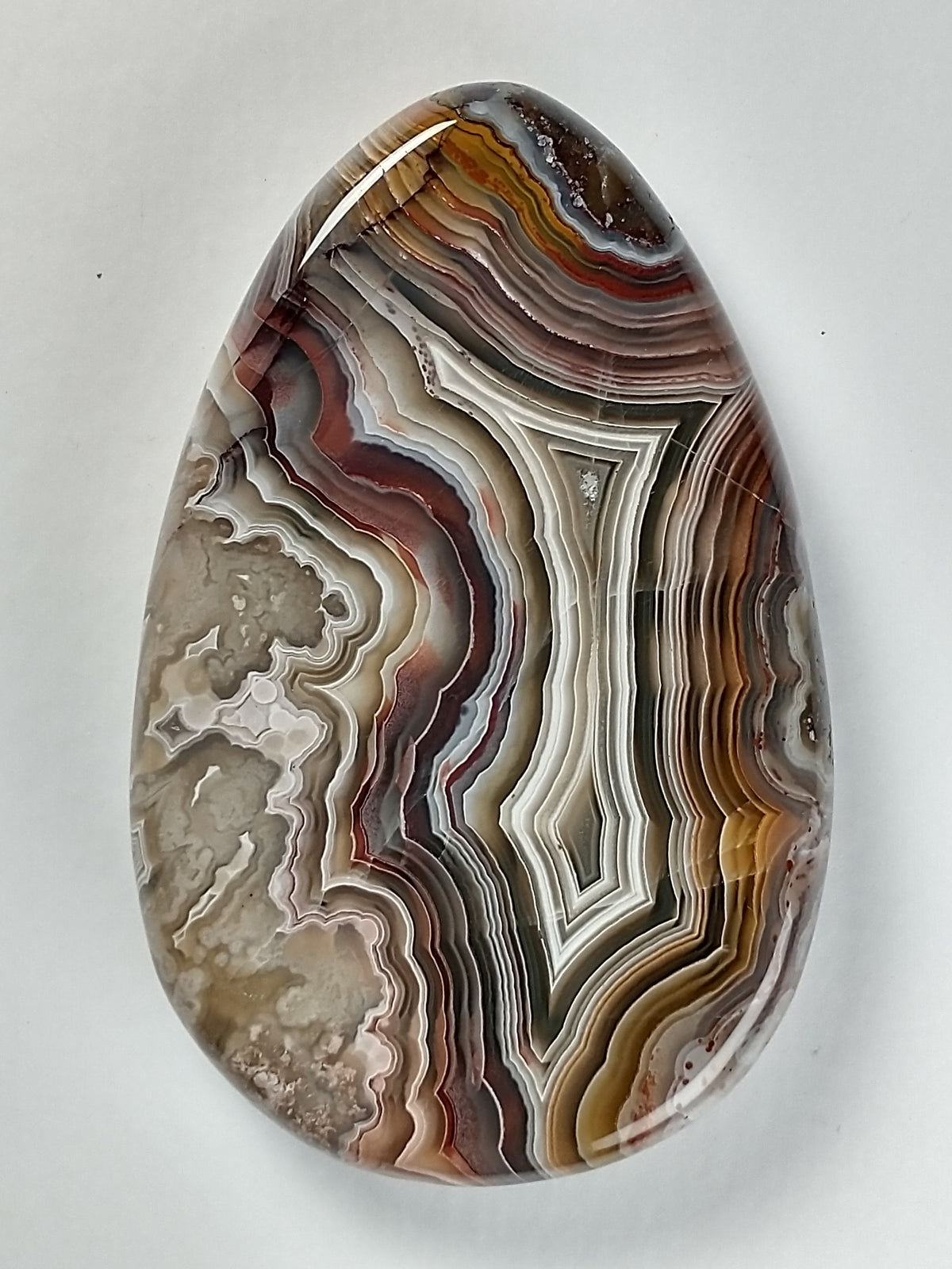Laguna Lace Agate Cabochon Medium