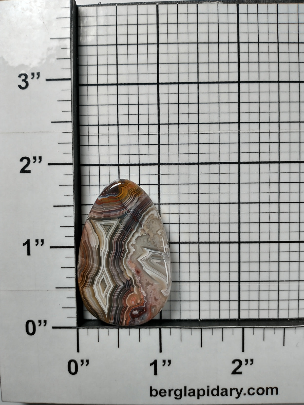 Laguna Lace Agate Cabochon Medium