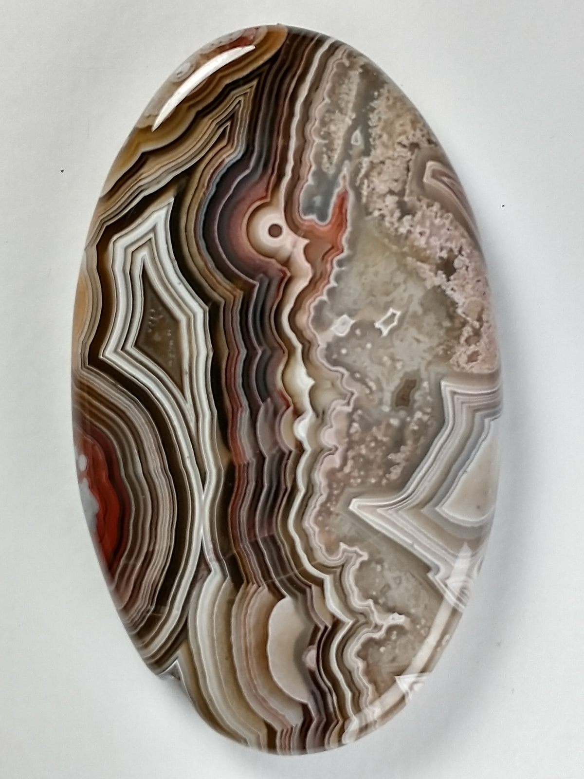 Laguna Lace Agate Cabochon Medium