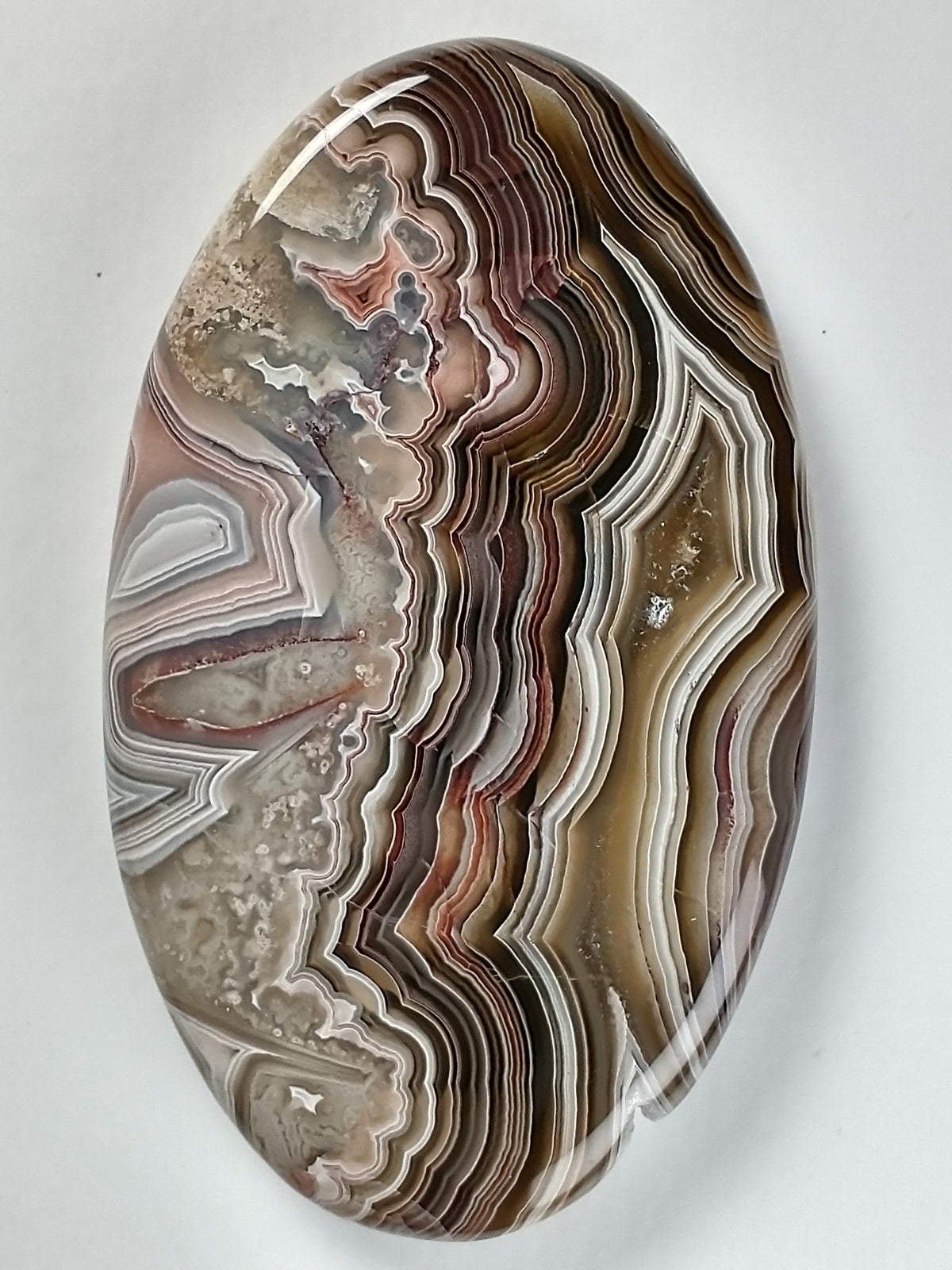 Laguna Lace Agate Cabochon Medium