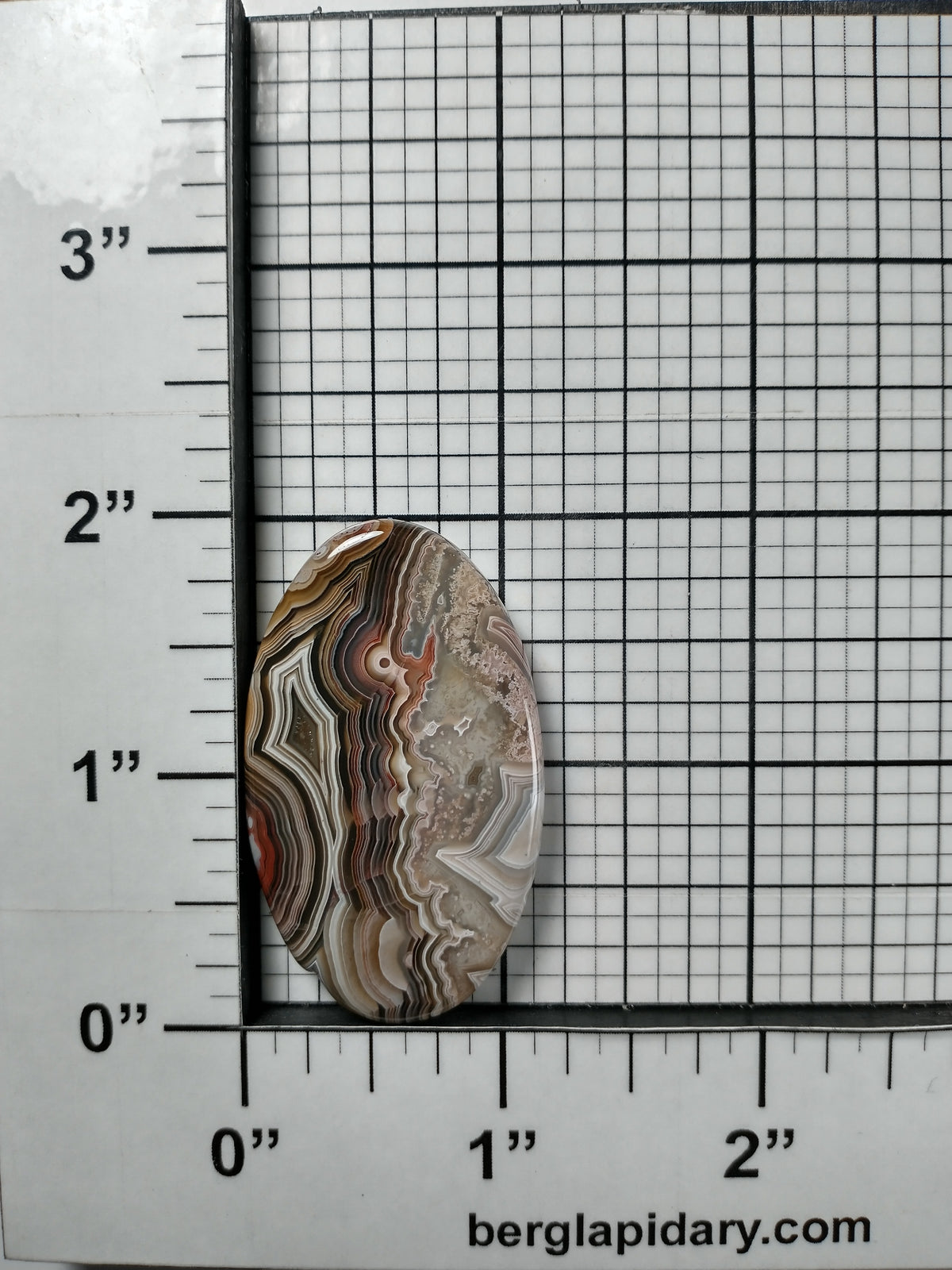 Laguna Lace Agate Cabochon Medium