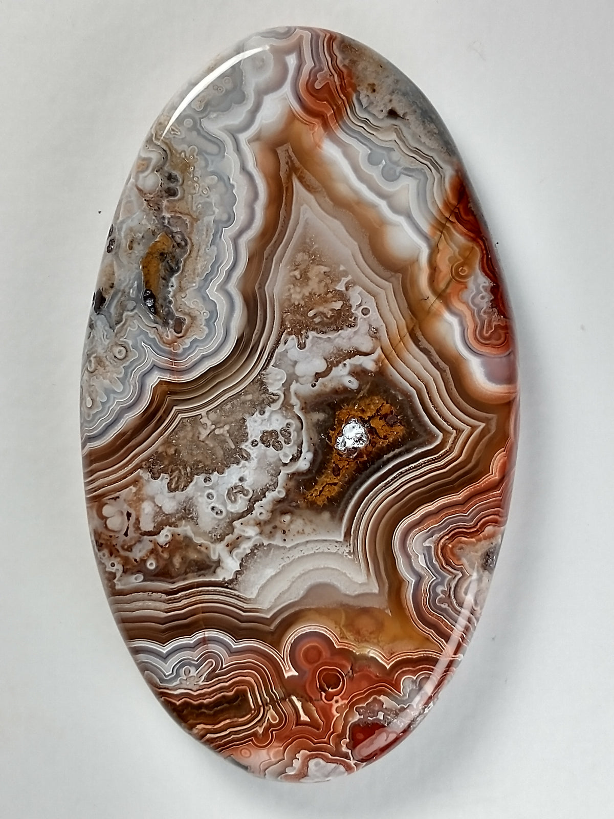Laguna Lace Agate Cabochon Large