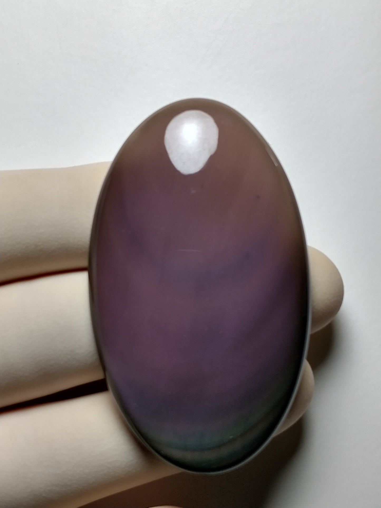 Obsidian Purple Sheen Crystal Cabochon Large