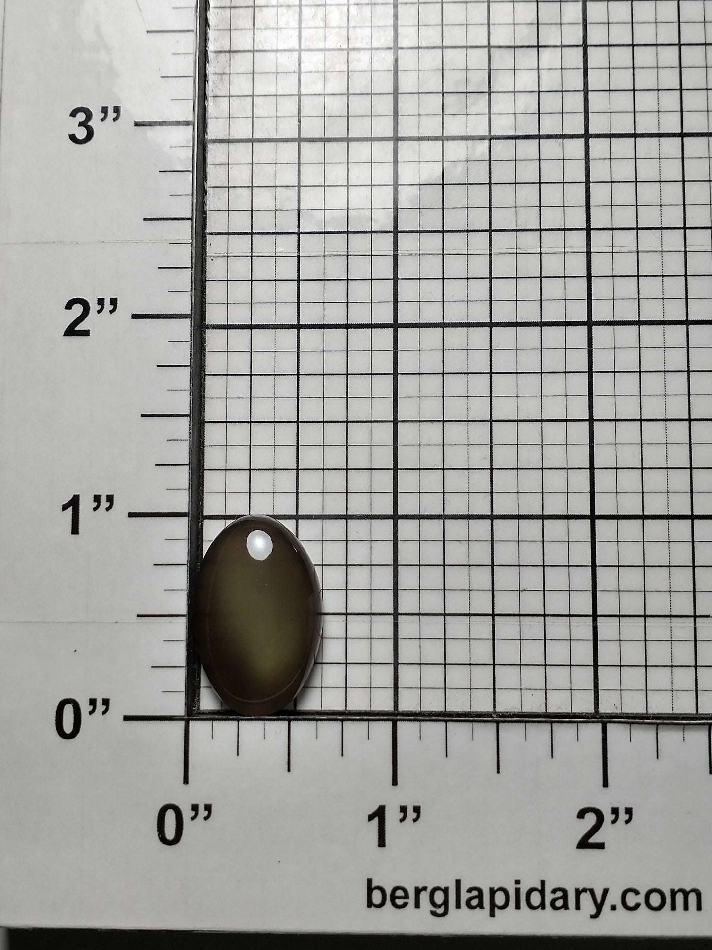 Obsidian Green Sheen Crystal Cabochon Small