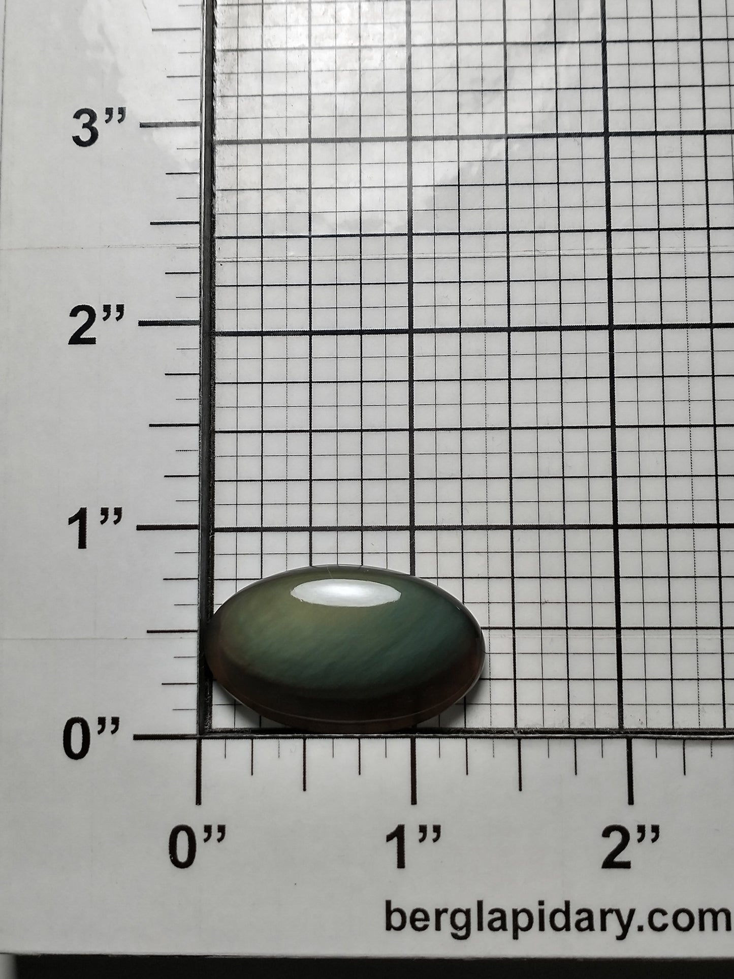 Obsidian Green Sheen Crystal Cabochon Small