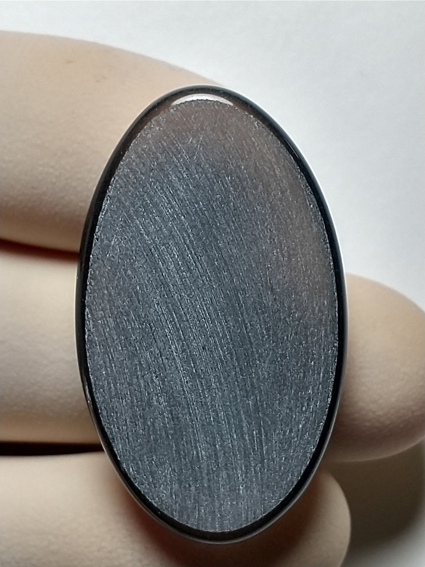 Obsidian Green Sheen Crystal Cabochon Medium