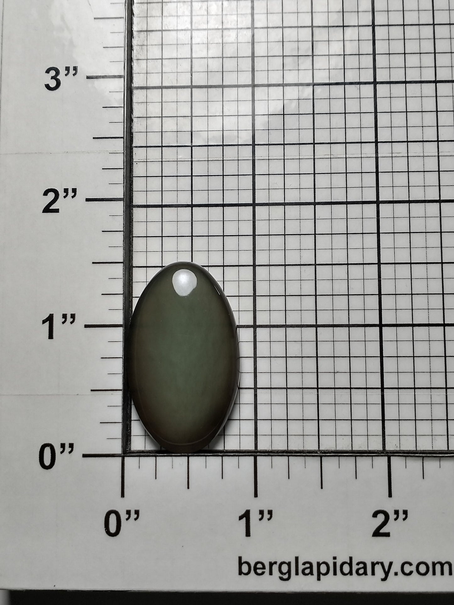 Obsidian Green Sheen Crystal Cabochon Medium