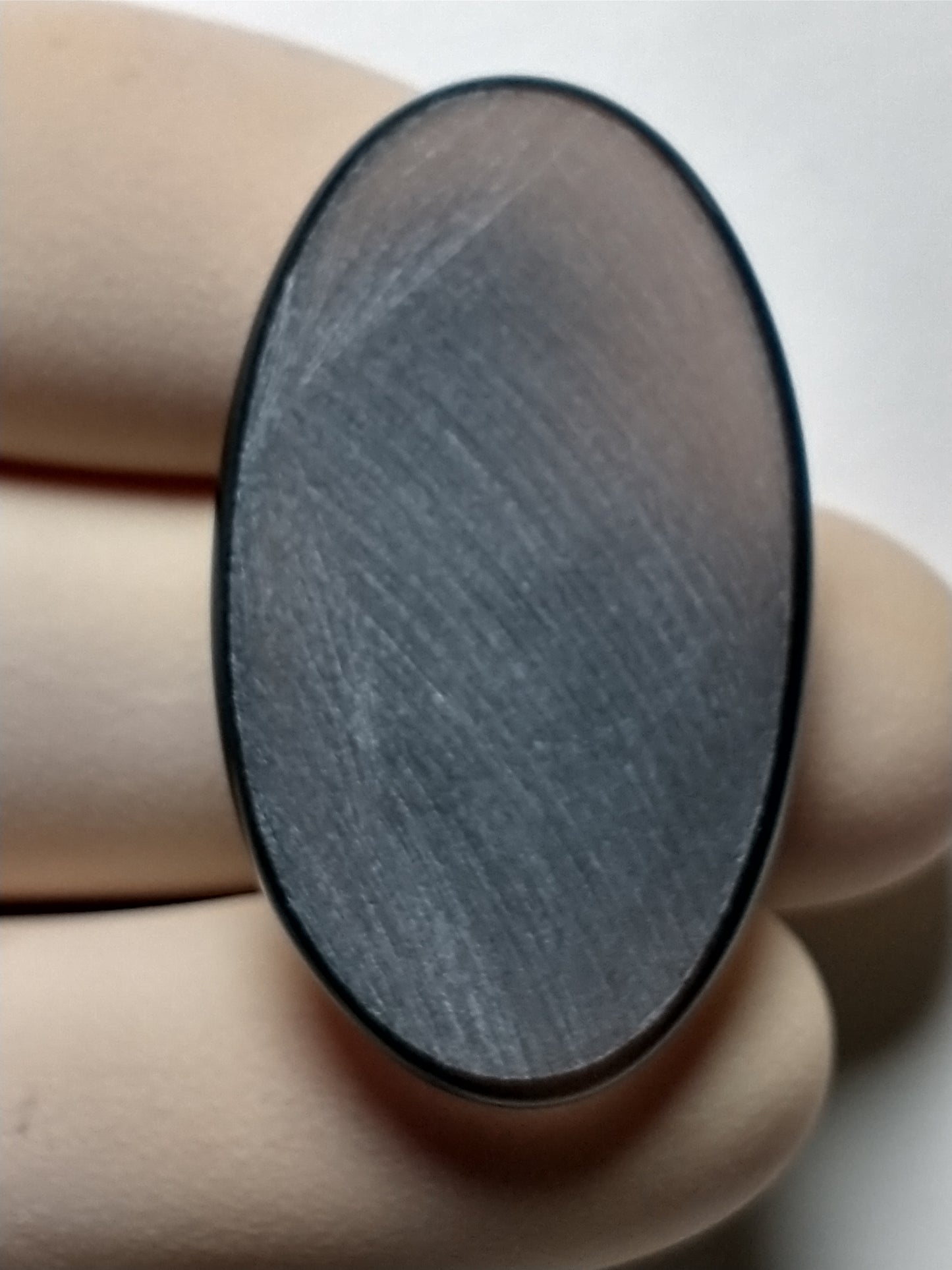 Obsidian Green Sheen Crystal Cabochon Medium
