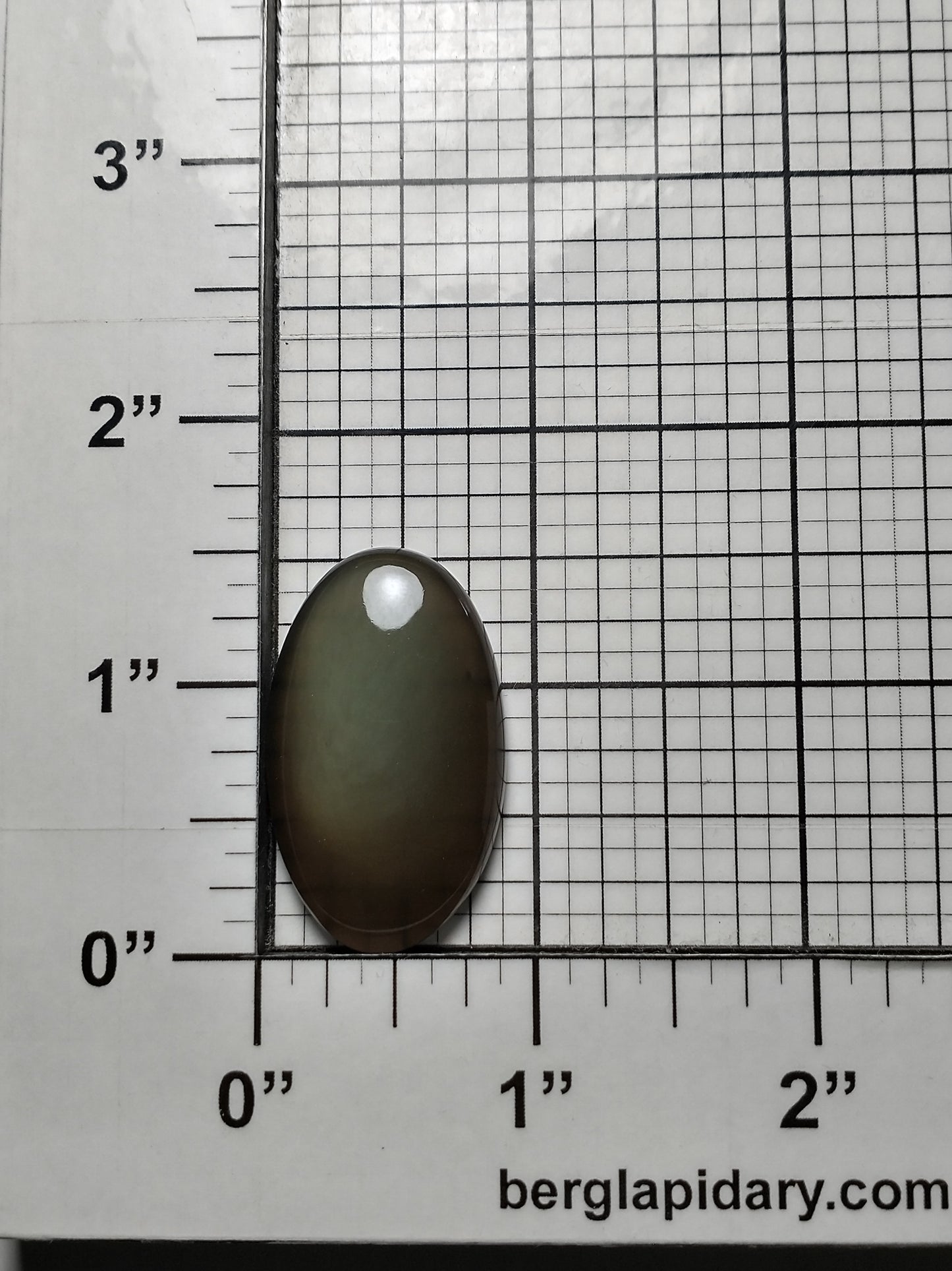 Obsidian Green Sheen Crystal Cabochon Medium