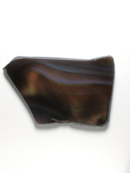 Obsidian Rainbow Slab Crystal, Polished Side, 3.5 inch