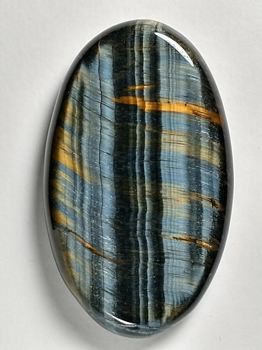 Tiger Eye Blue Cabochon Medium